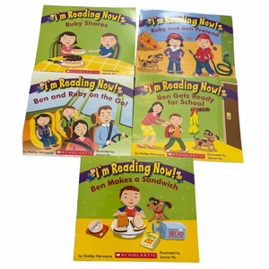 Scholastic I'm Reading Now! Ben & Judy Early Reader Book Set Learn To Read
